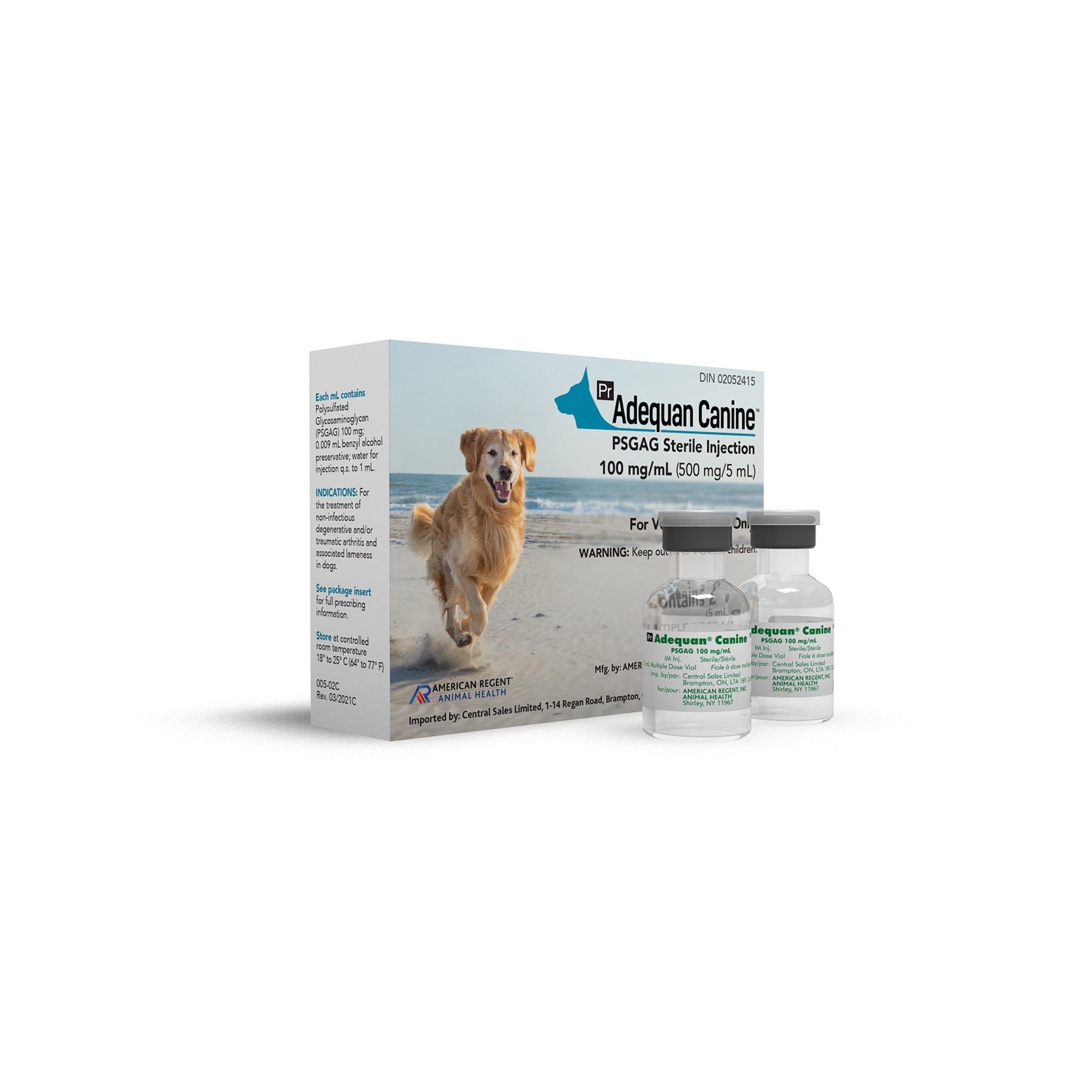 Adequan Canine (polysulfated glycosaminoglycan) 100 mg/mL Injectable - Pets Drug Mart