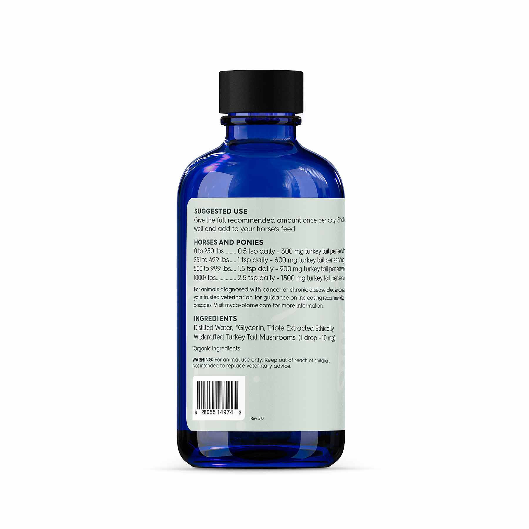 Adored Beast Equine Turkey Tail Mushrooms Liquid Extract - Pets Drug Mart