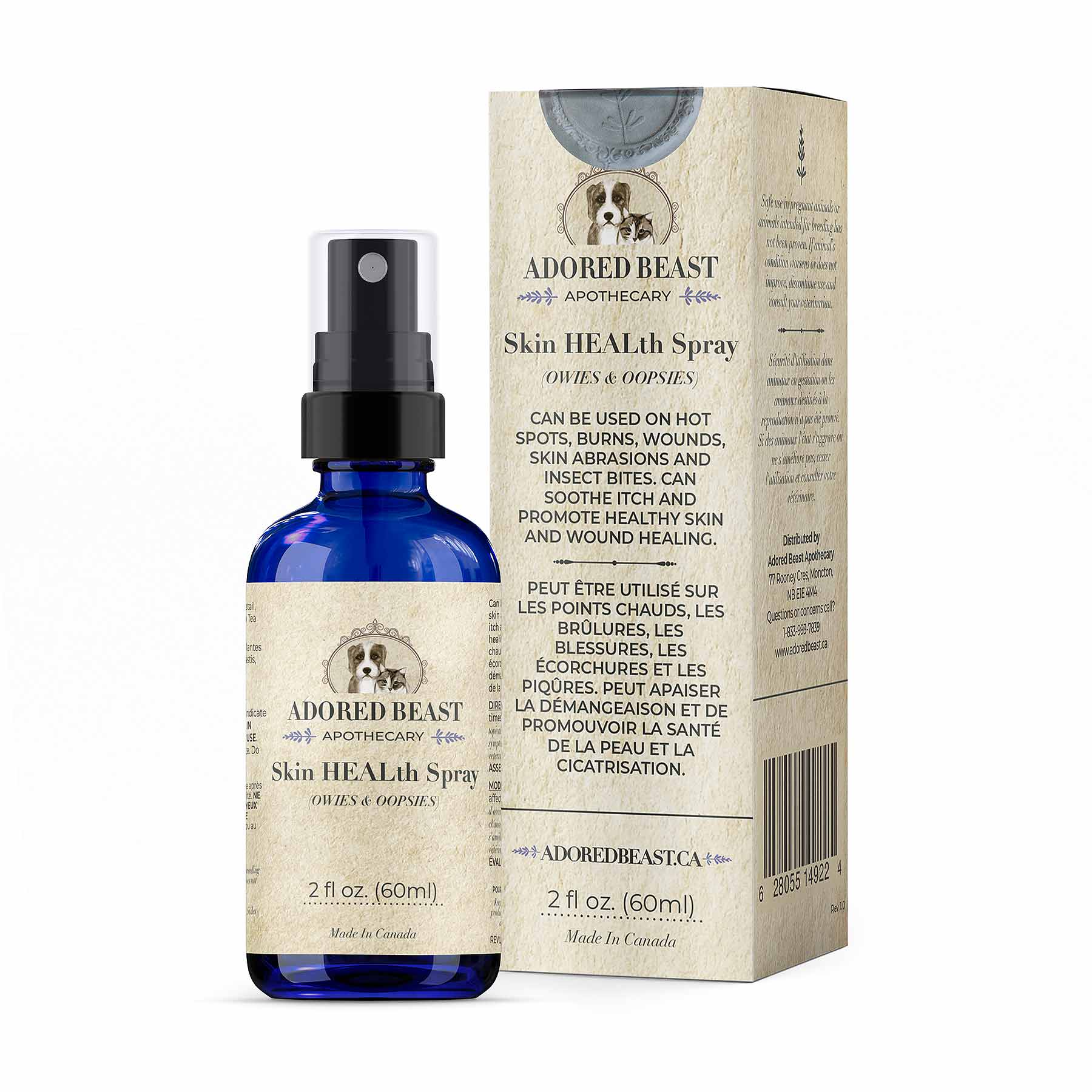 Adored Beast Skin Health Spray - Pets Drug Mart