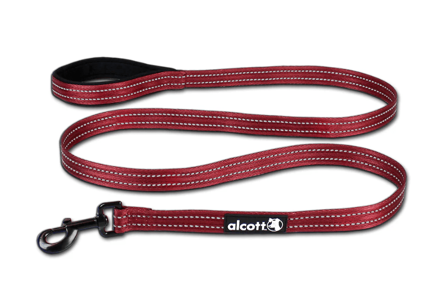 Alcott Adventure Reflective Leash Red - Pets Drug Mart