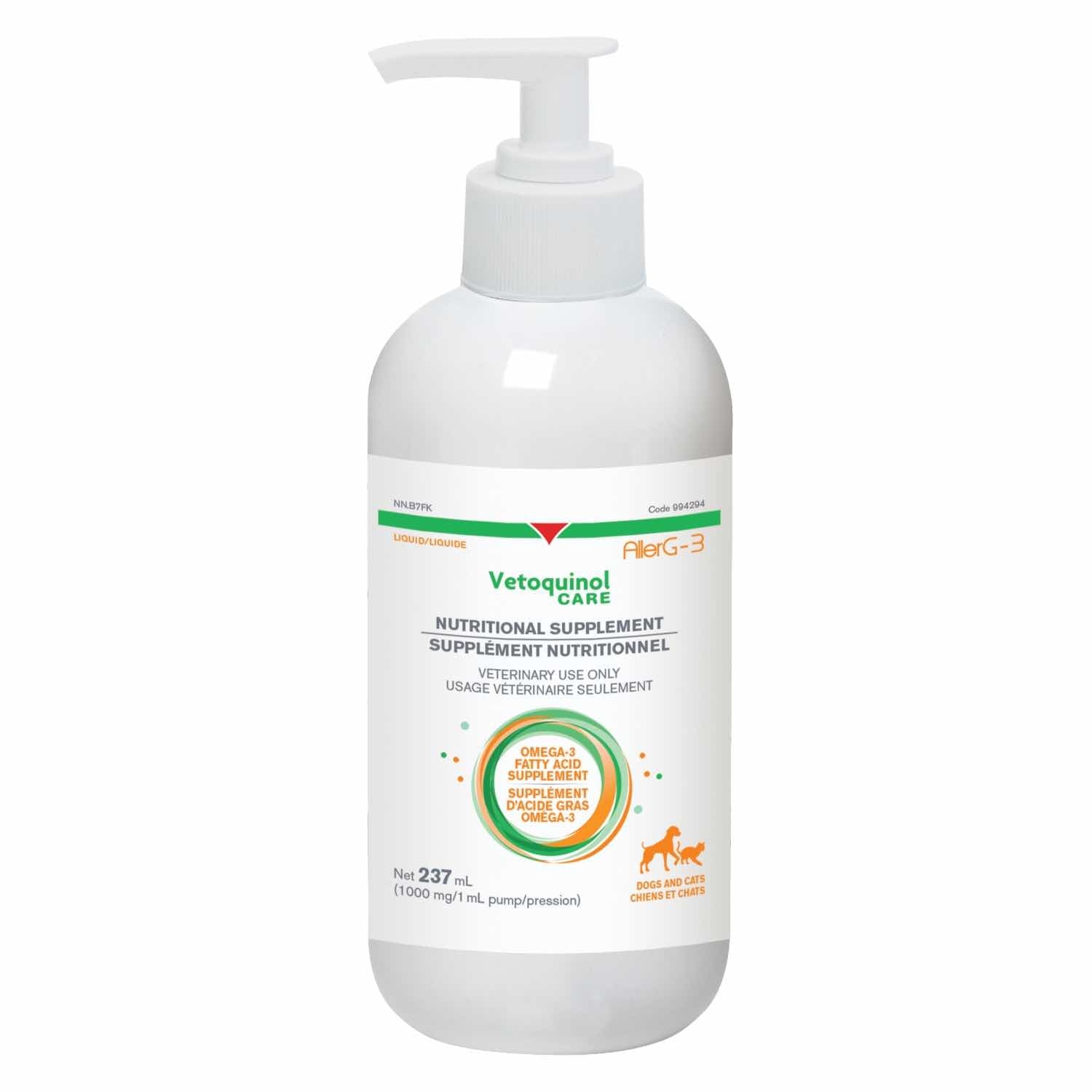 AllerG - 3 Omega - 3 Liquid Supplement For Cats & Dogs - Pets Drug Mart