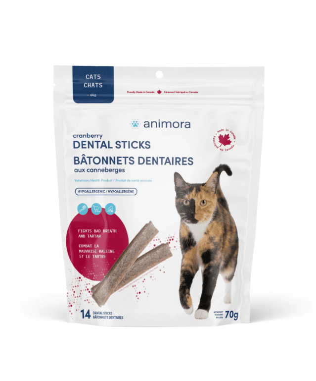 Animora Cranberry Dental Sticks for Cats - Pets Drug Mart