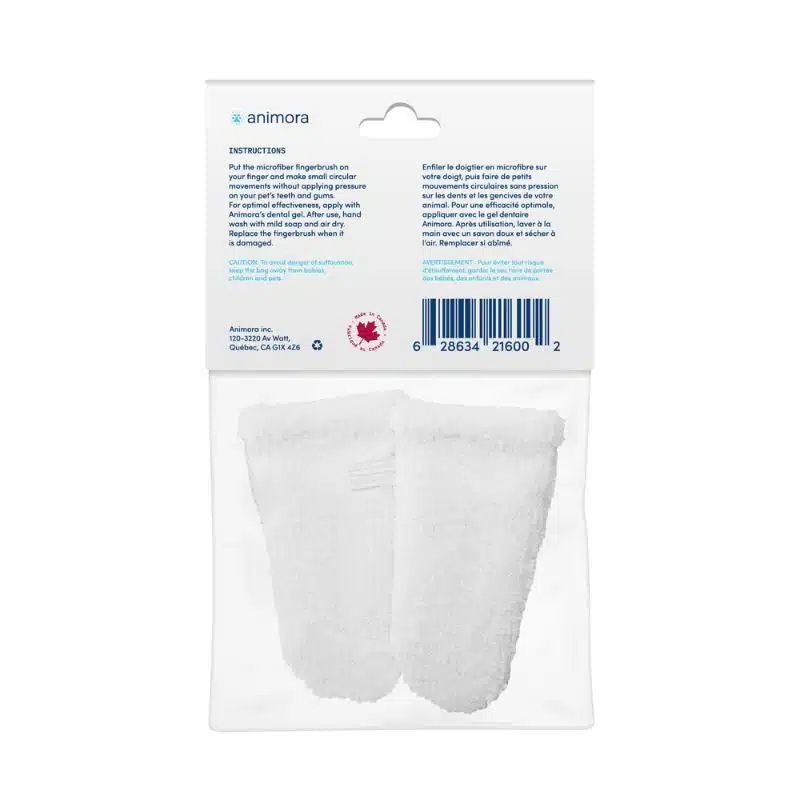 Animora Microfiber Finger Toothbrush - Pets Drug Mart