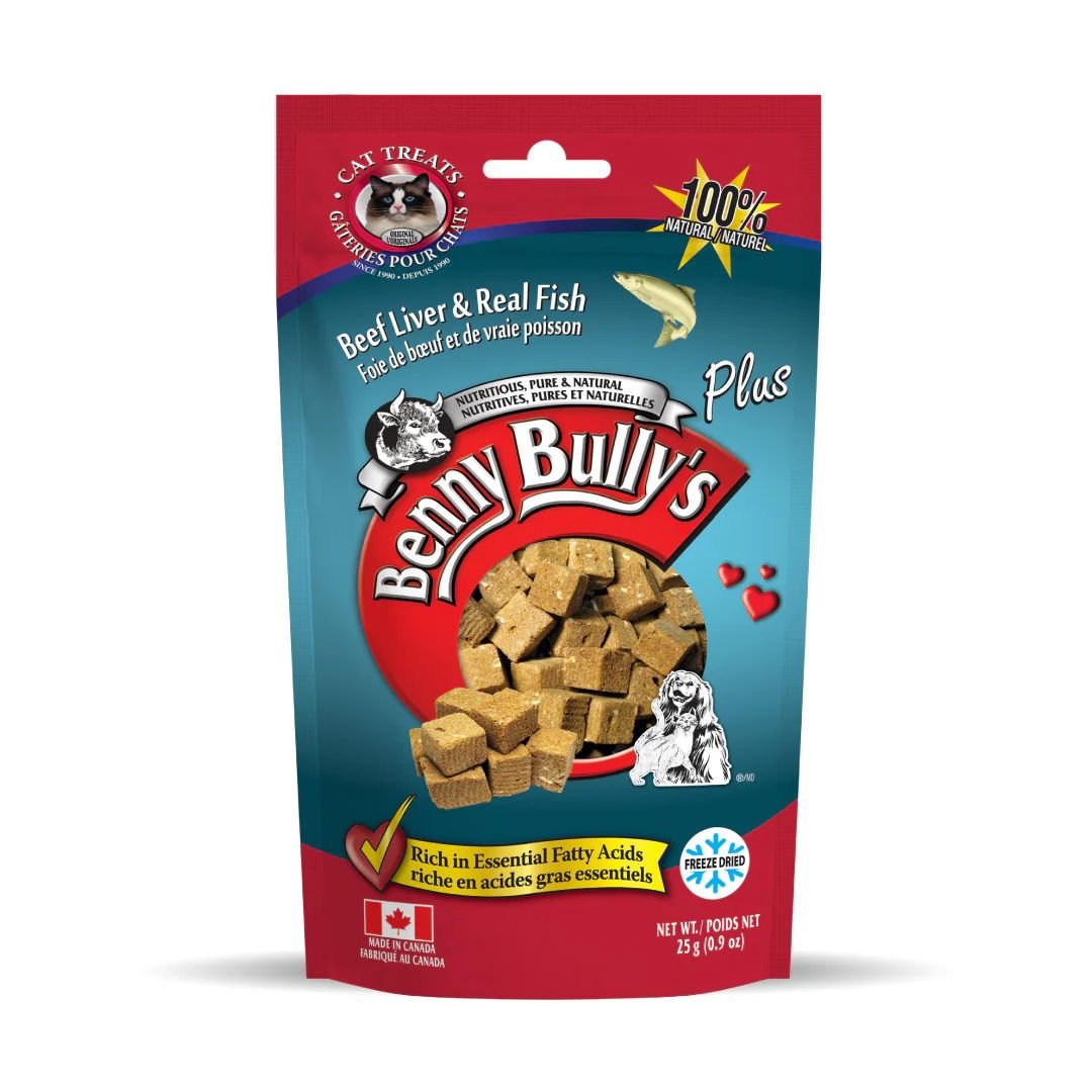 Benny Bully's Liver Plus Treats With Fish For Cats - Pets Drug Mart