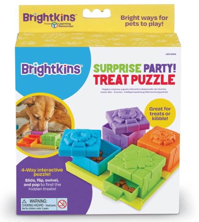 Brightkins Fête surprise ! Puzzle à friandises - Pets Drug Mart