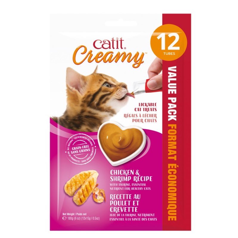 Catit Creamy Lickable Cat Treats Chicken & Shrimp - Pets Drug Mart