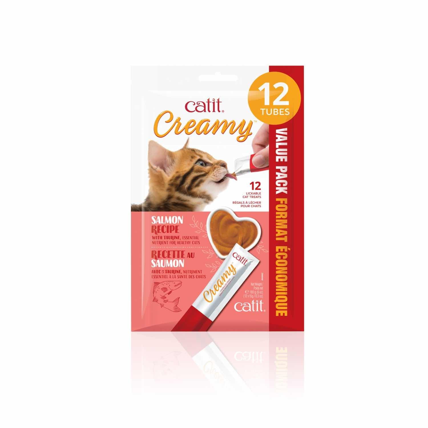Catit Creamy Lickable Cat Treats Salmon - Pets Drug Mart