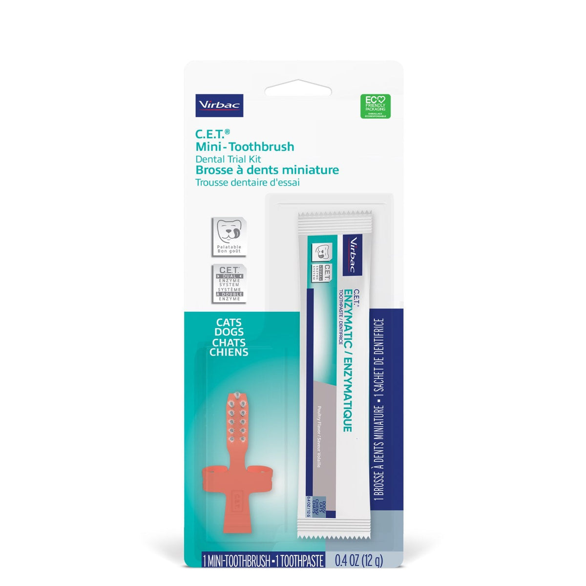 C.E.T Mini-Toothbrush Dental Trial Kit With 12 g Toothpaste