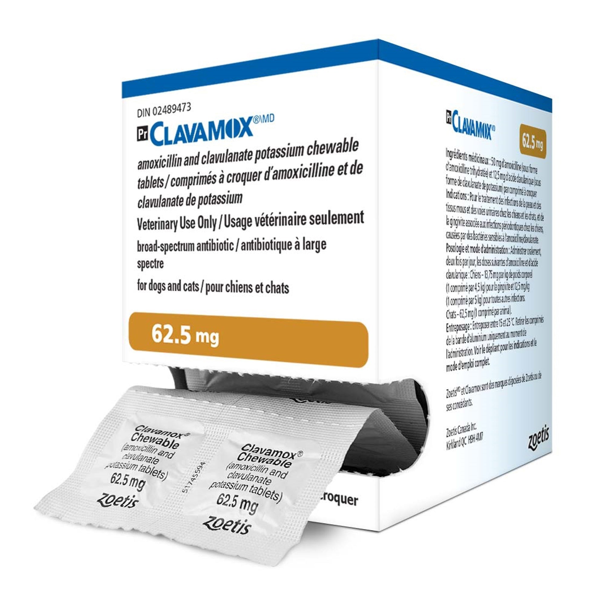 Clavamox (amoxicillin / clavulanate) Tablet - Pets Drug Mart