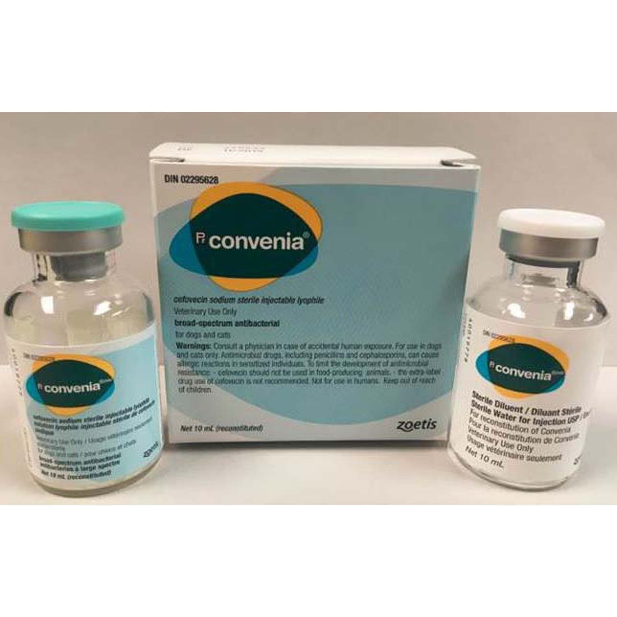 Convenia (cefovecin) 80 mg/mL Injectable (with diluent) - Pets Drug Mart