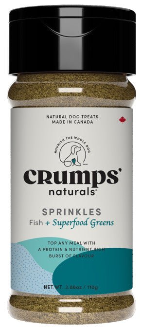 Crumps' Naturals Sprinkles Fish + Superfood Greens for Dogs - Pets Drug Mart