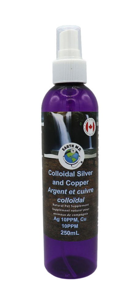 Earth M.D. Colloidal Silver and Copper Natural Pet Supplement - Pets Drug Mart