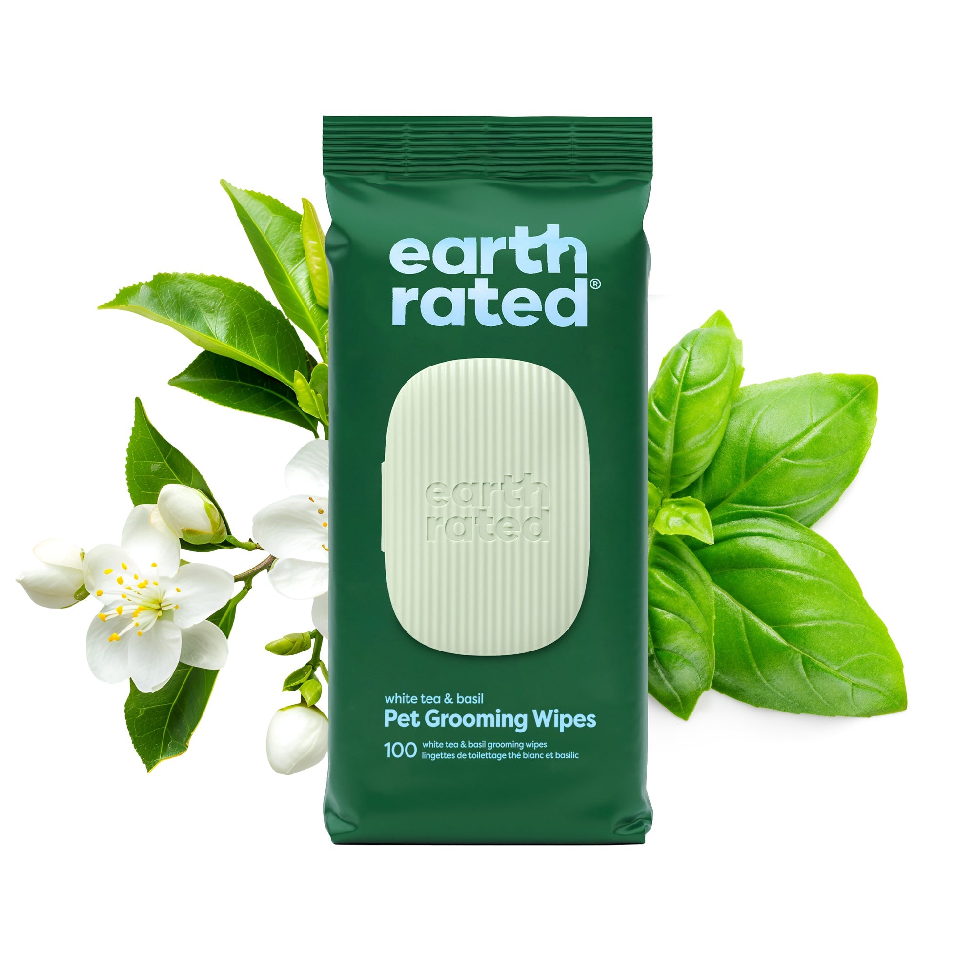 Earth Rated Textured Pet Grooming Wipes 100 Count - Pets Drug Mart