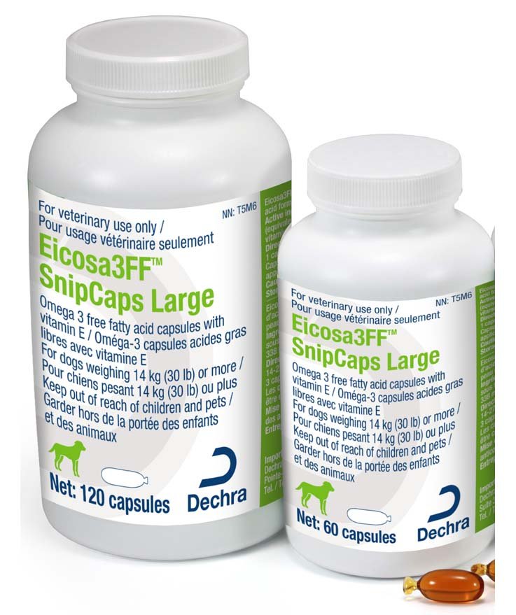 Eicosa 3FF SnipCaps Omega 3 Free Fatty Acid Capsules - Large - Pets Drug Mart