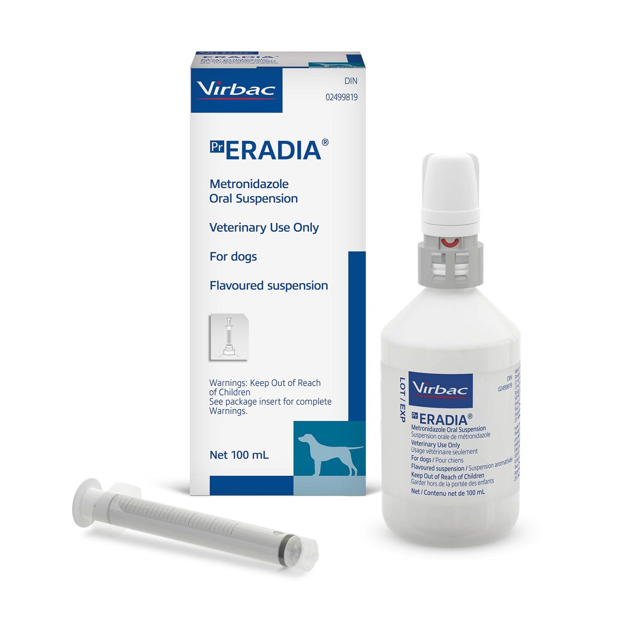 Eradia (Metronidazole) 125 mg/mL Oral Suspension - Pets Drug Mart