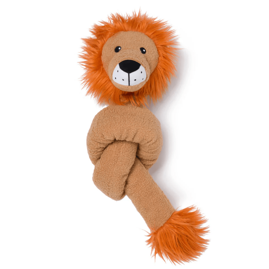 FabDog Twisty Lion Plush Dog Toy - Pets Drug Mart