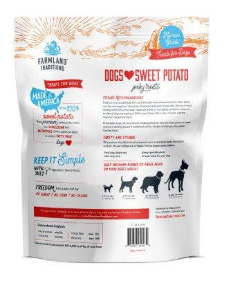 Farmland Traditions Dogs Love Jumbo Sweet Potato Dog Treats - Pets Drug Mart