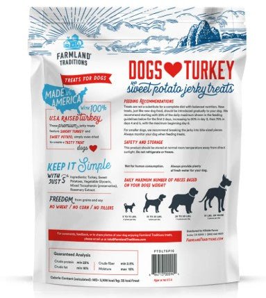 Farmland Traditions Dogs Love Turkey & Sweet Potato Treats - Pets Drug Mart