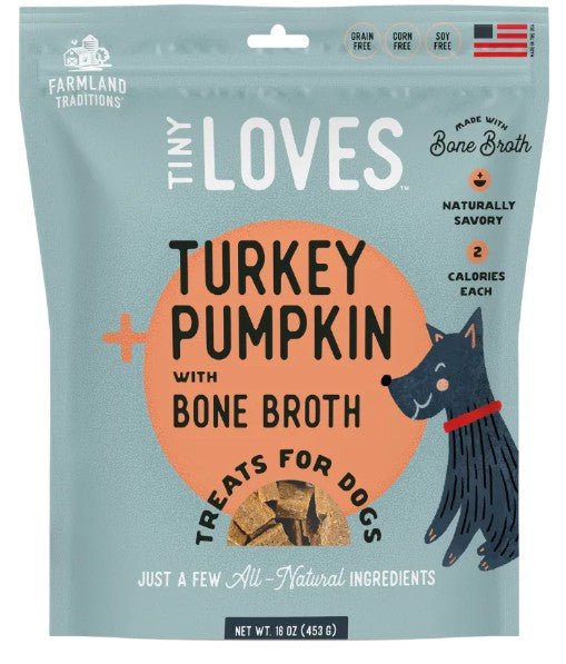 Farmland Traditions Tiny Loves Dinde et Citrouille avec Bouillon d'os - Pets Drug Mart