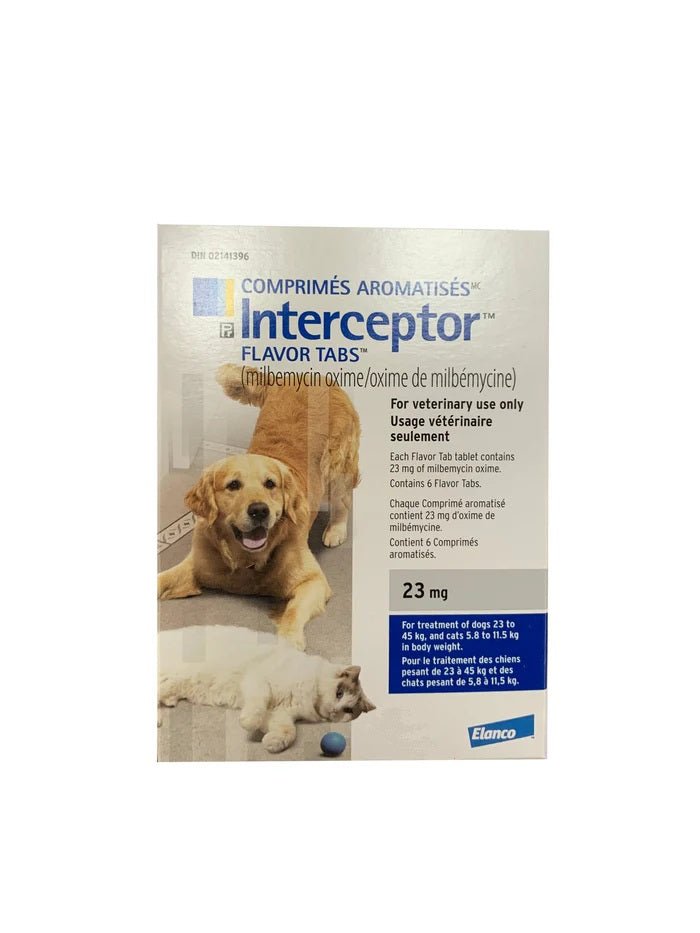 Interceptor Flavoured Parasiticide Tablet For Dogs & Cats - Pets Drug Mart