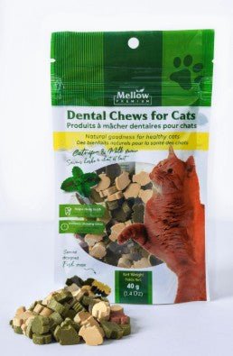 Mellow Premium Catnip Fish-shaped Cat Dental Chew with Milk Flavour - Pets Drug Mart