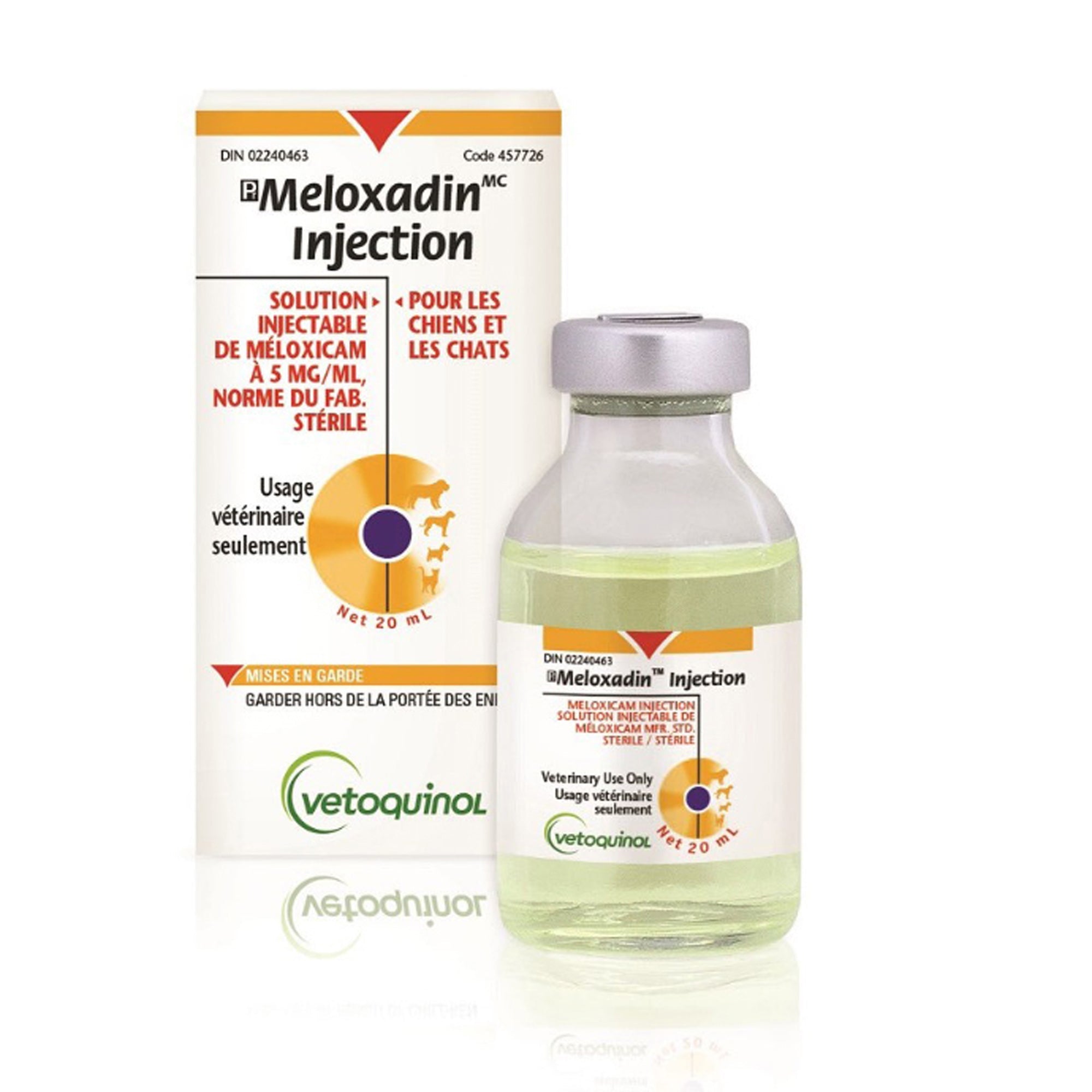 Meloxadin (meloxicam) 5 mg/mL Injectable - Pets Drug Mart