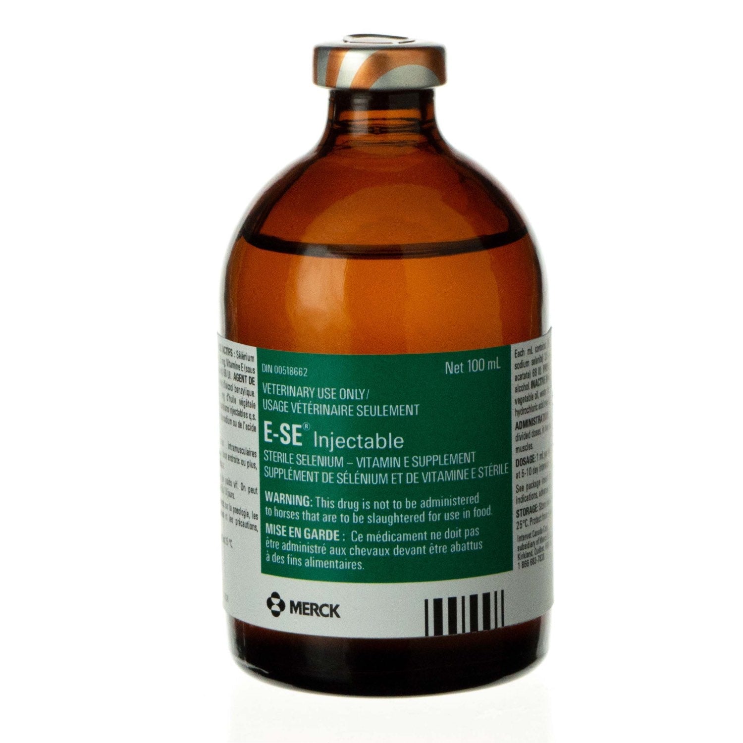 Merck E - SE (selenium, vitamin E) Injectable Solution For Horses - Pets Drug Mart