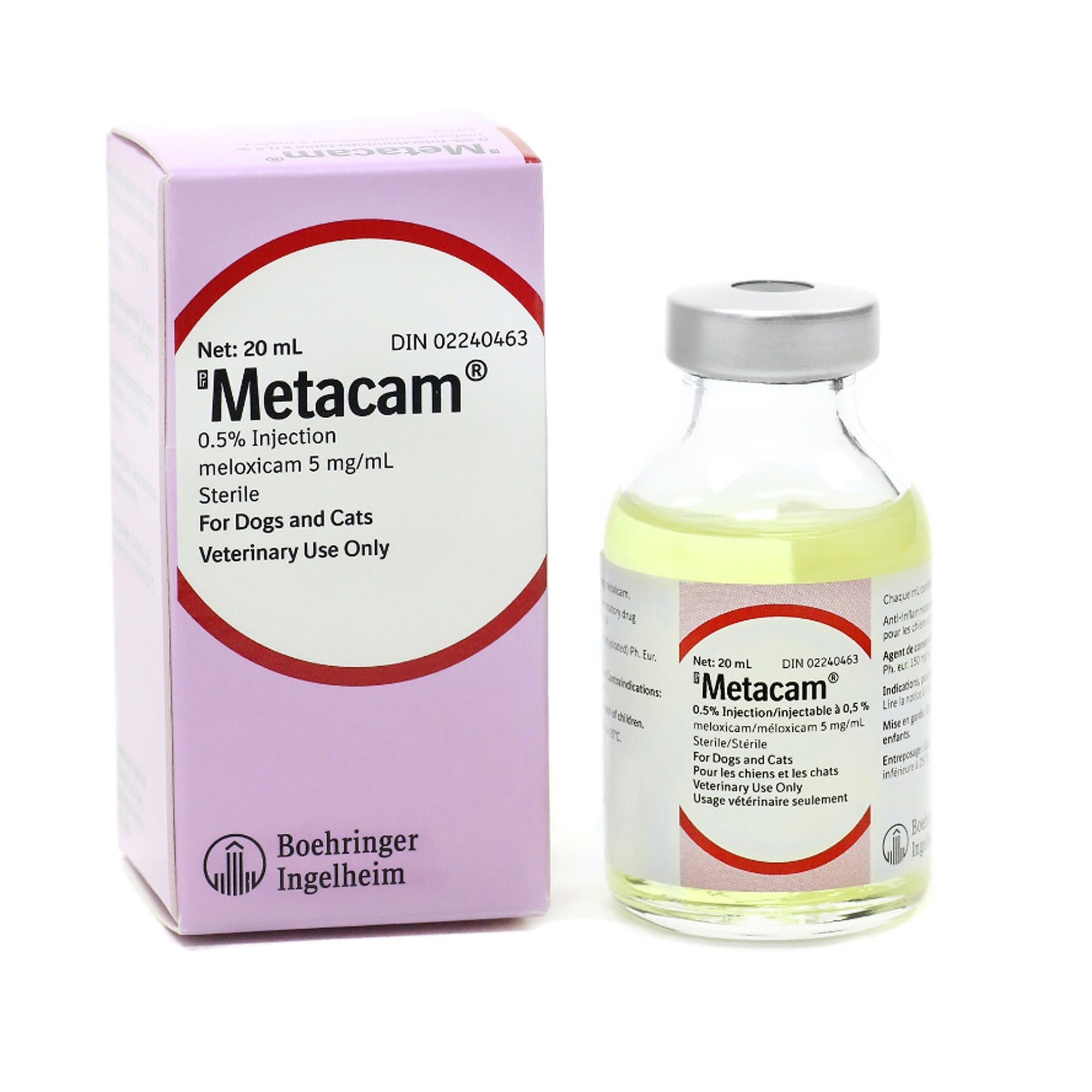 Metacam 0.5% (meloxicam) 5 mg/mL Injectable - Pets Drug Mart