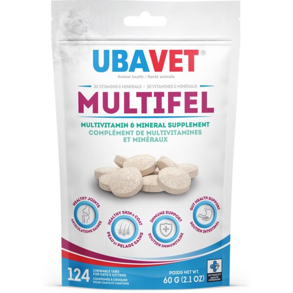 MultiFel Daily Vitamin & Mineral Supplement Tablets Beef Liver 124 Count - Pets Drug Mart