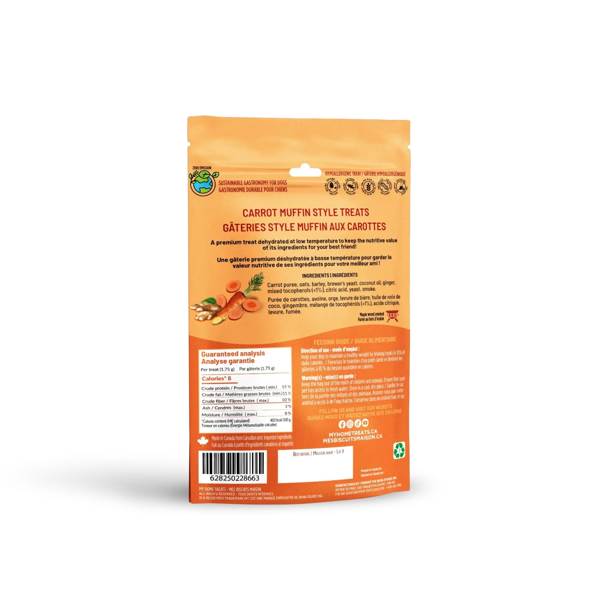 My Home Treats Carrot & Ginger Treats for Dogs - Pets Drug Mart