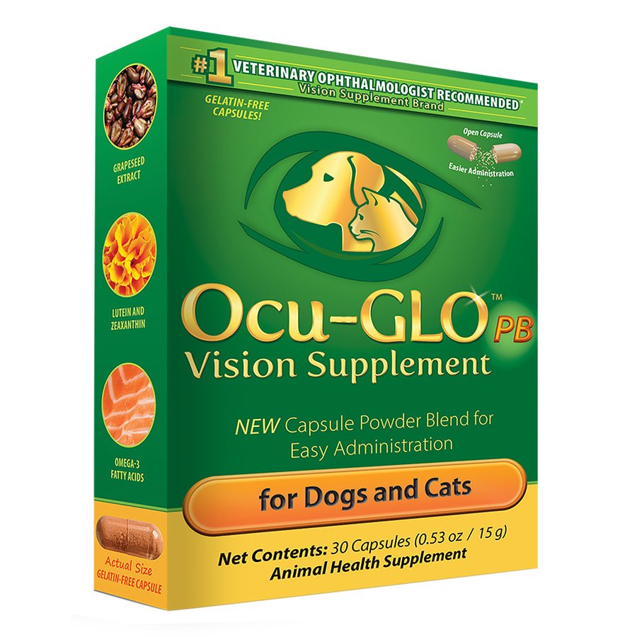 Ocu - GLO Vision Supplement Capsule Powder Blend For Dogs & Cats - Pets Drug Mart