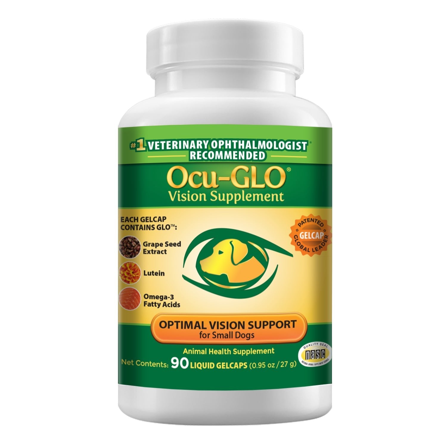 Ocu - Glo Vision Supplement Liquid Gelcaps For Dogs 90 Count - Pets Drug Mart