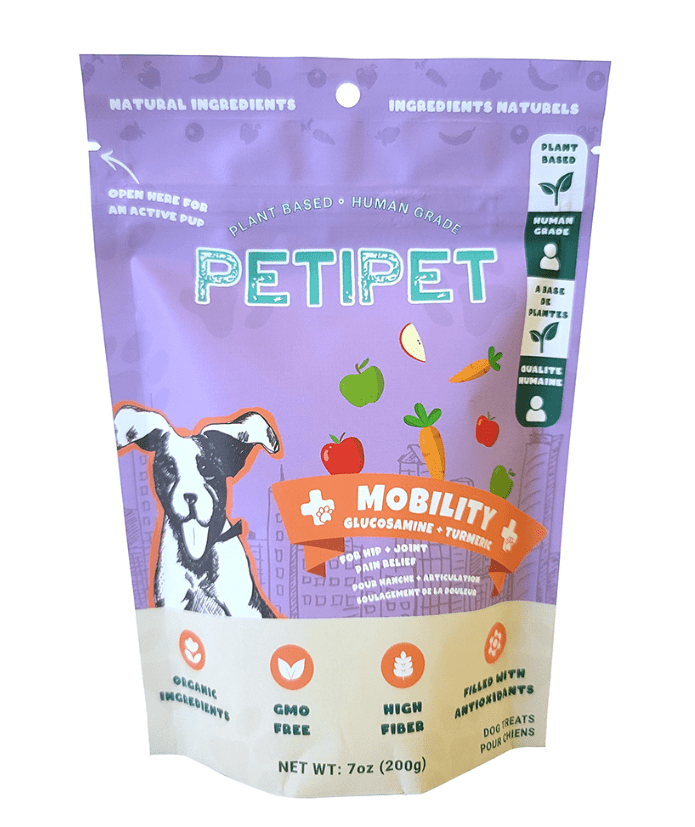 Petipet Mobility Glucosamine & Turmeric Treats for Dogs - Pets Drug Mart