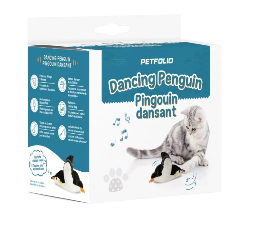 Petmi Petfolio Dancing Penguin Cat Toy - Pets Drug Mart