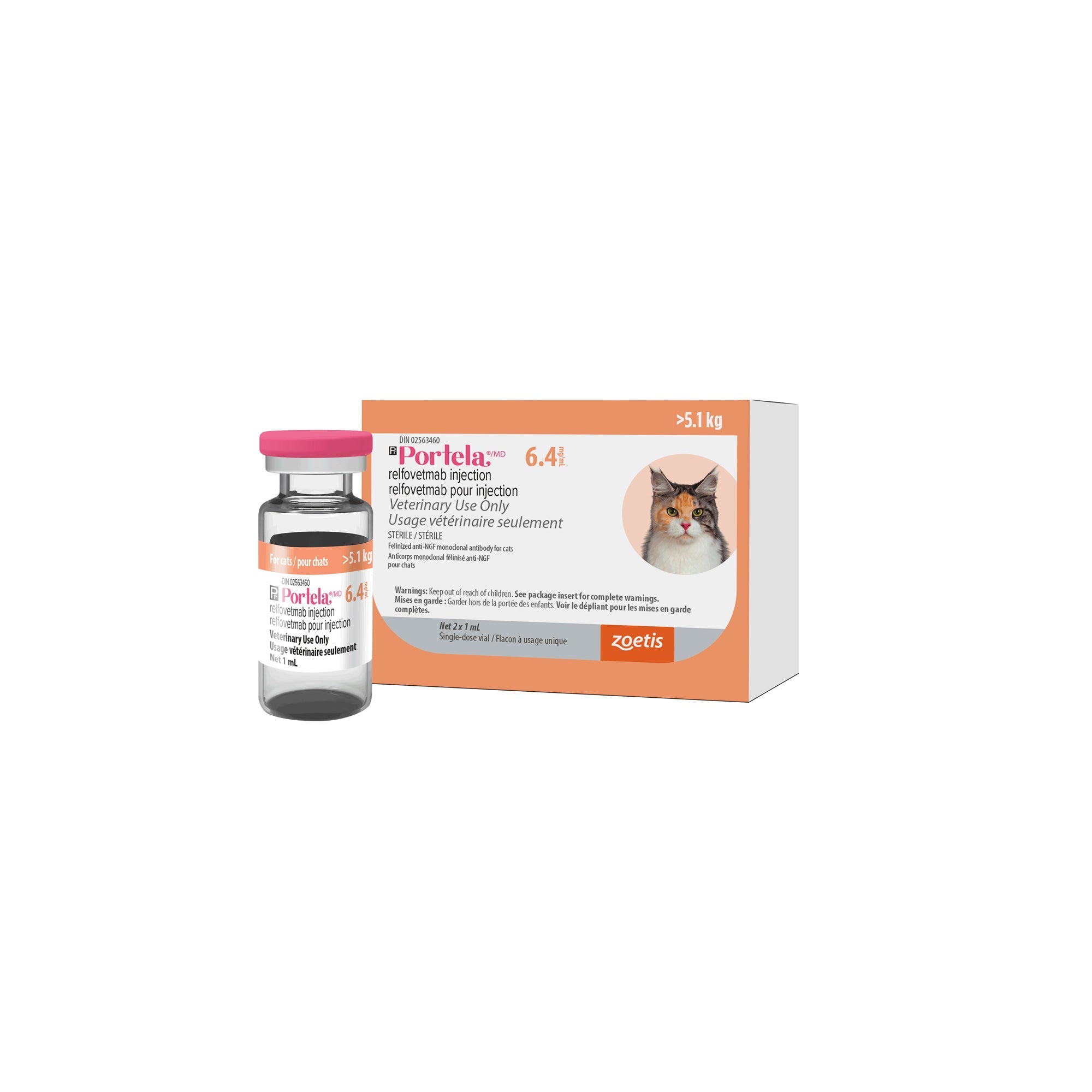 Portela (relfovetmab) 6.4 mg/mL Injectable - Pets Drug Mart