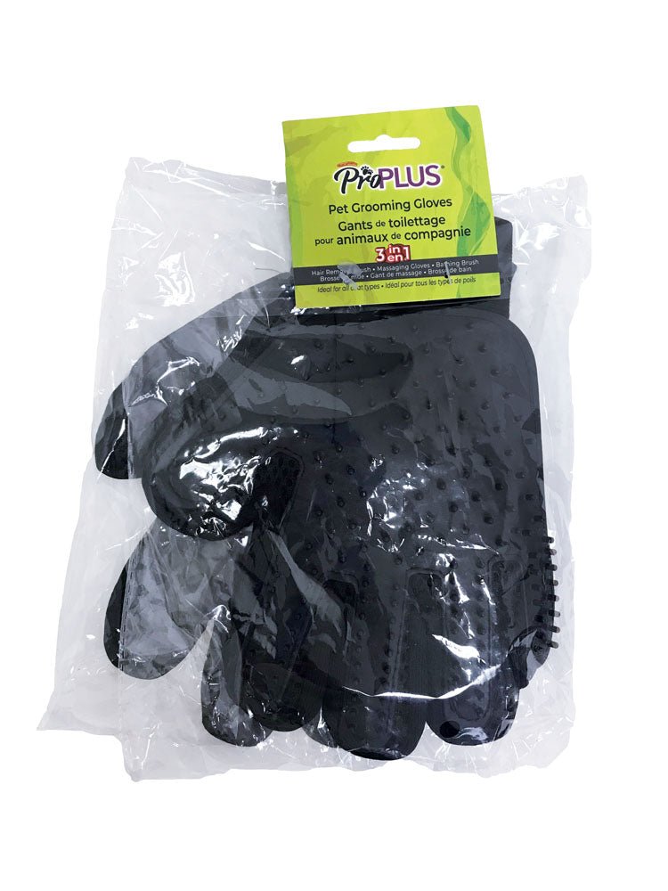 ProPlus 3 in 1 Pet Grooming Gloves - Pets Drug Mart