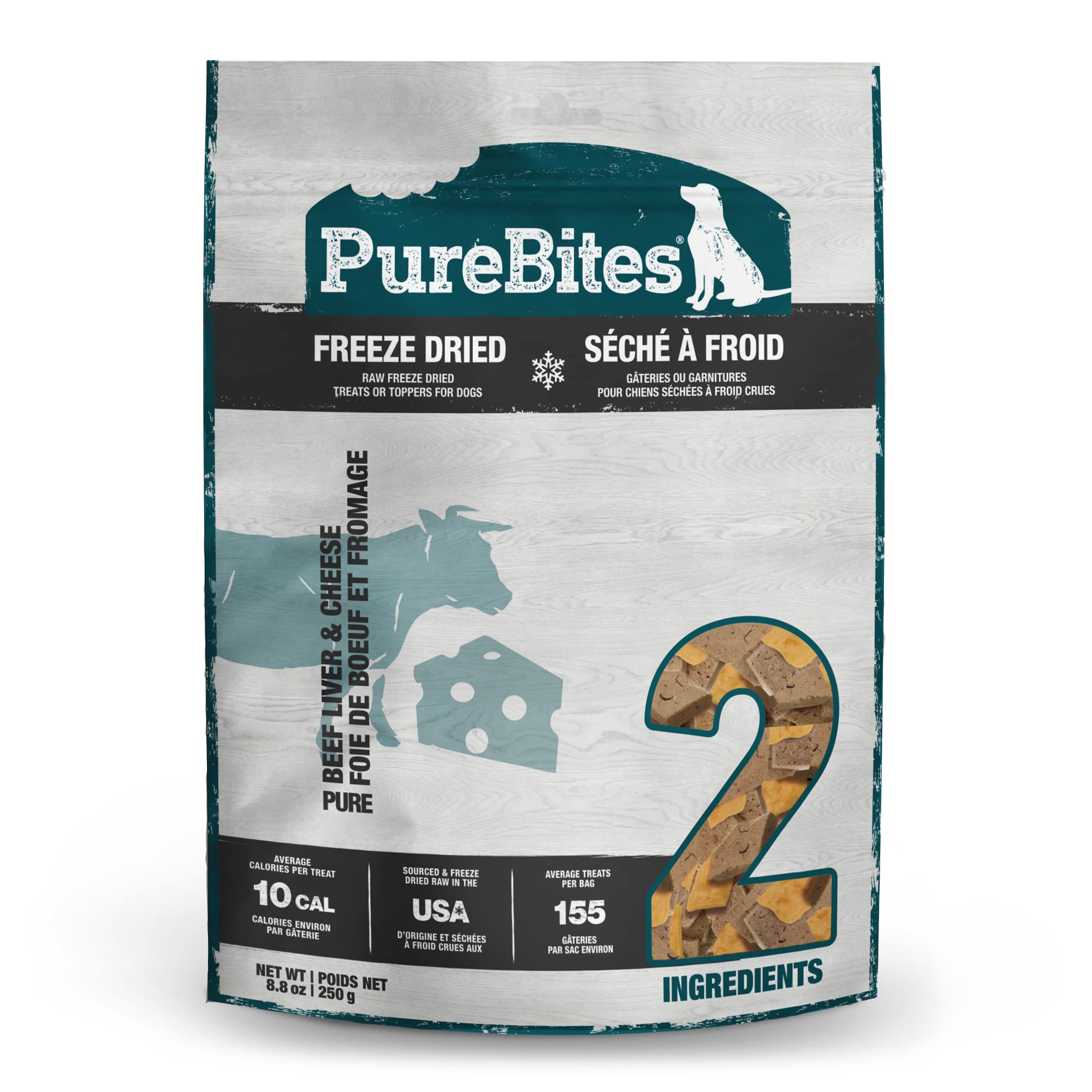 PureBites Freeze Dried Beef Liver & Cheese Treats For Dogs - Pets Drug Mart