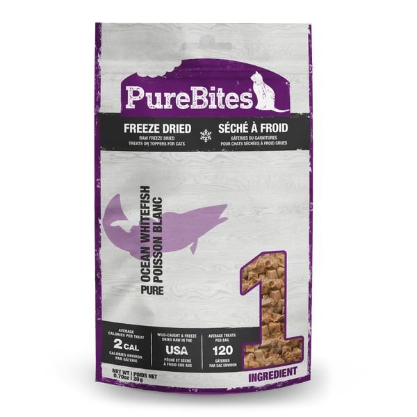 PureBites Freeze Dried Ocean Whitefish Treats For Cats - Pets Drug Mart