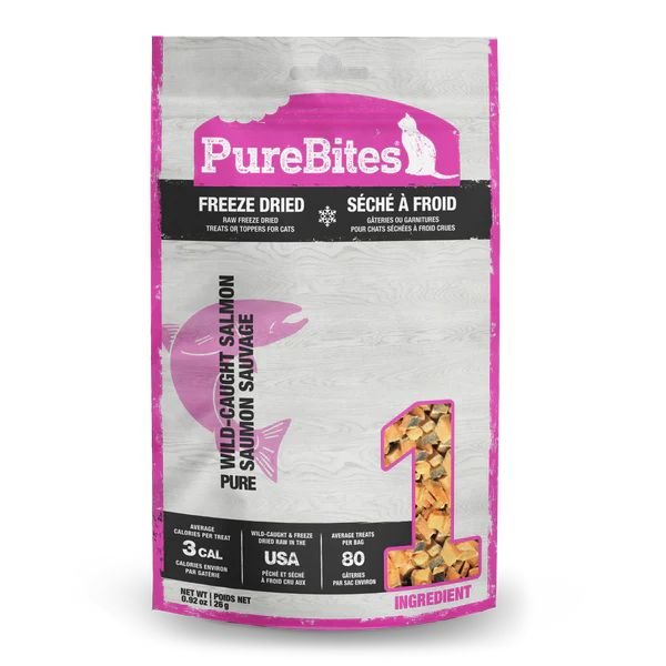 PureBites Freeze Dried Wild - Caught Salmon Treats For Cats - Pets Drug Mart