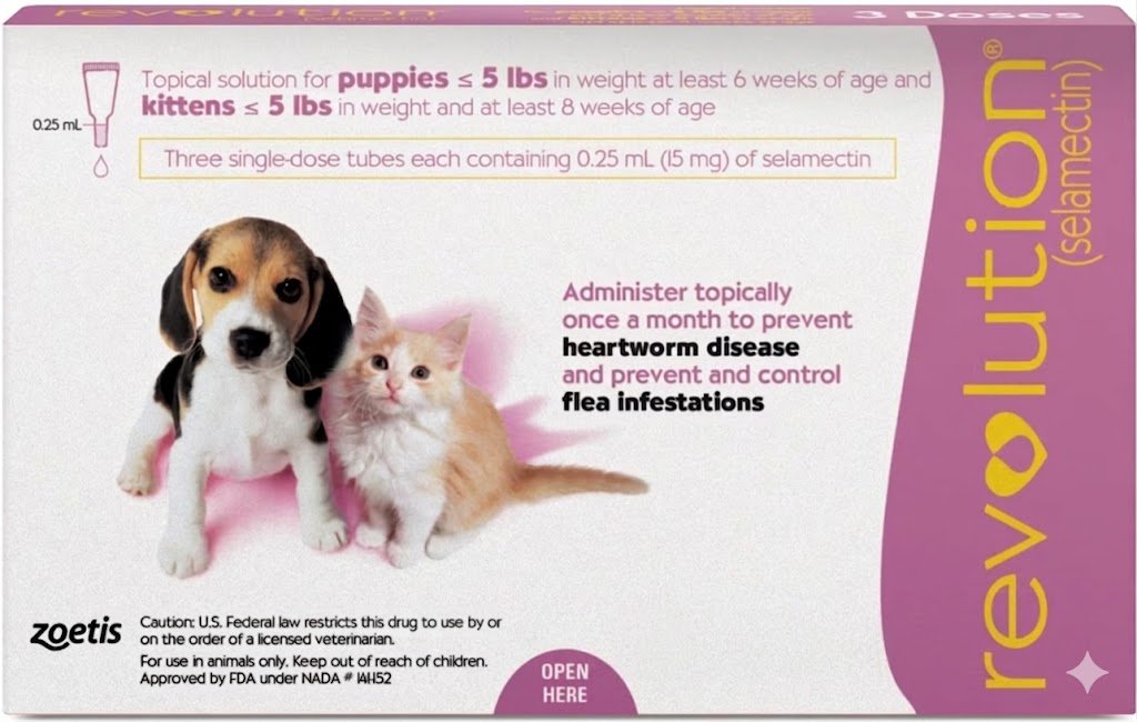 Revolution (selamectin) Topical Solution For Puppies & Kittens - Pets Drug Mart