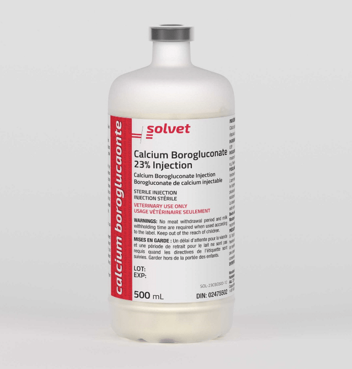 Solvet Calcium Borogluconate 23% Supplement - Pets Drug Mart
