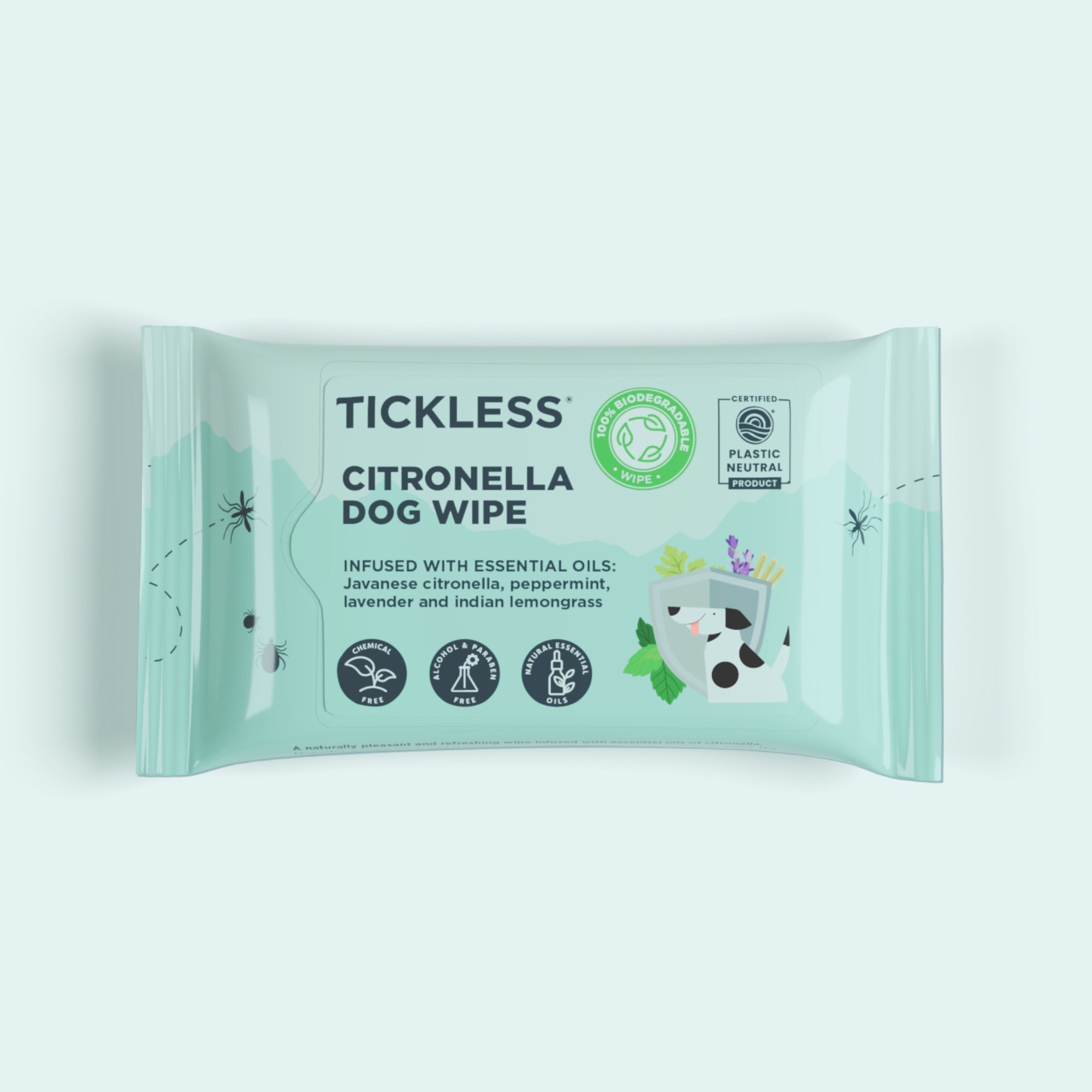 Tickless Citronella Scented Dog Wipe - Pets Drug Mart