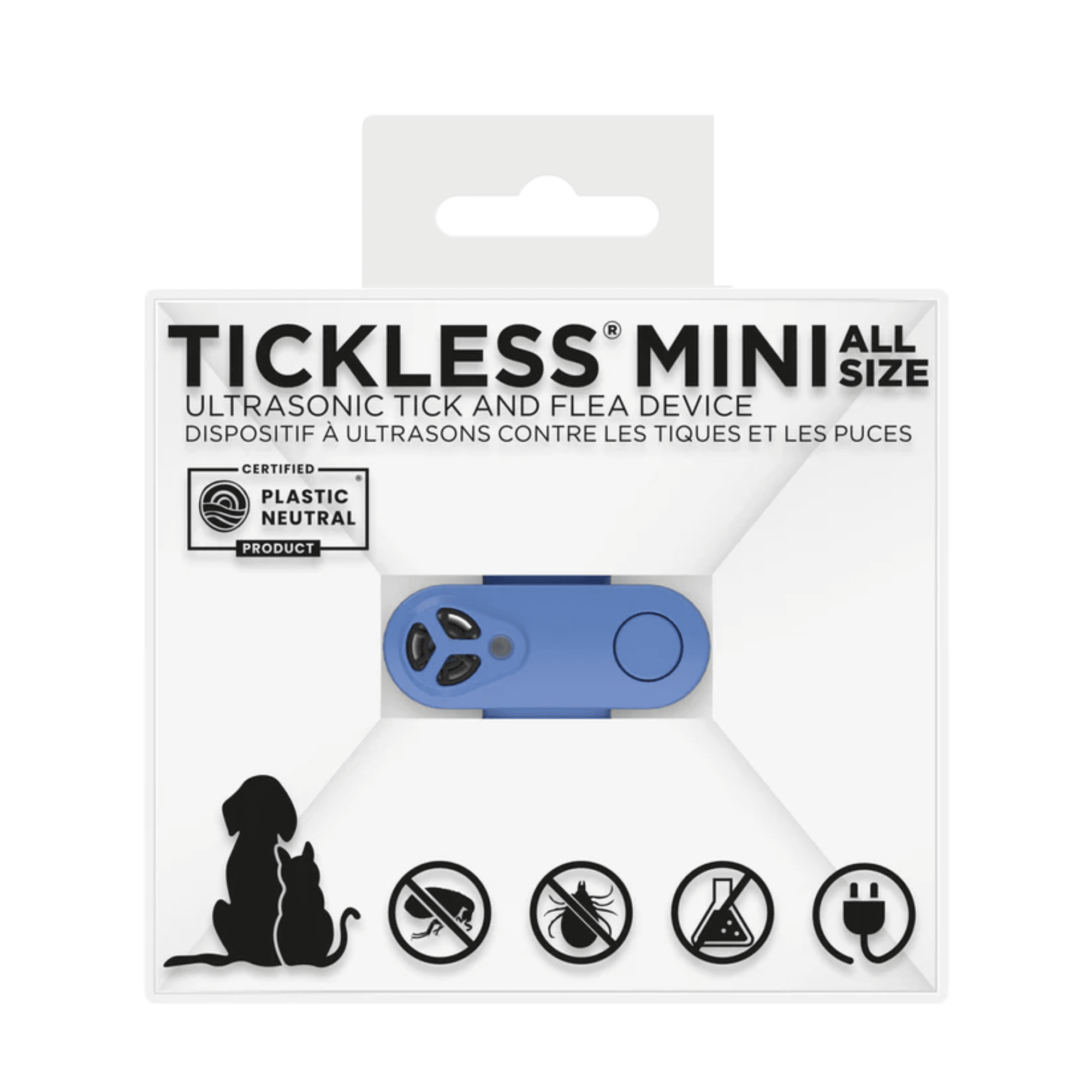 Tickless Mini Rechargeable Ultrasonic Tick & Flea Repellent - Pets Drug Mart