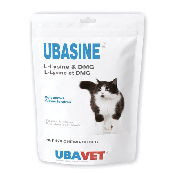 UbaSine L - Lysine and DMG Soft Chews 120 Count - Pets Drug Mart