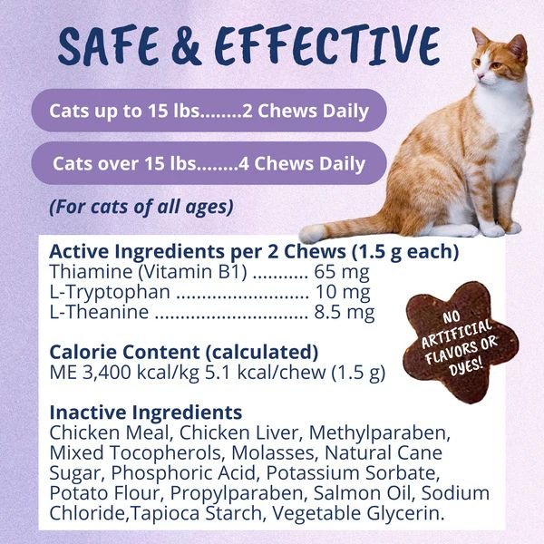 Under The Weather Calming Soft Chews for Cat - Pets Drug Mart