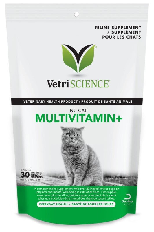 VetriScience Nu Cat Multivitamin+ Chews - Pets Drug Mart